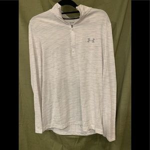 Under Armor White 1/4 Zip